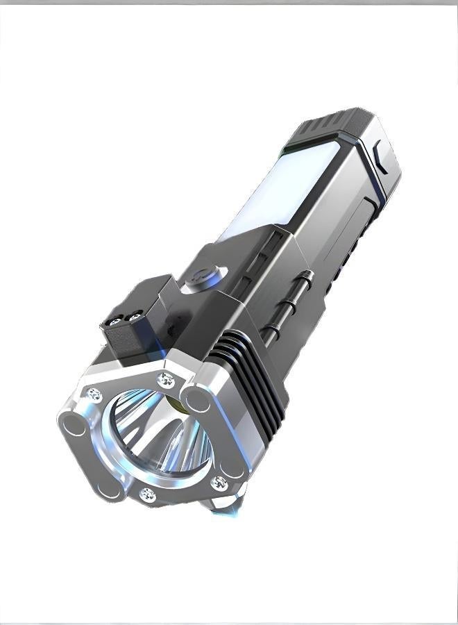 Powerful Rechargeable Multifunctional Flashlight for Car Repair, Emergency & Safe Window Breaking - Image 2